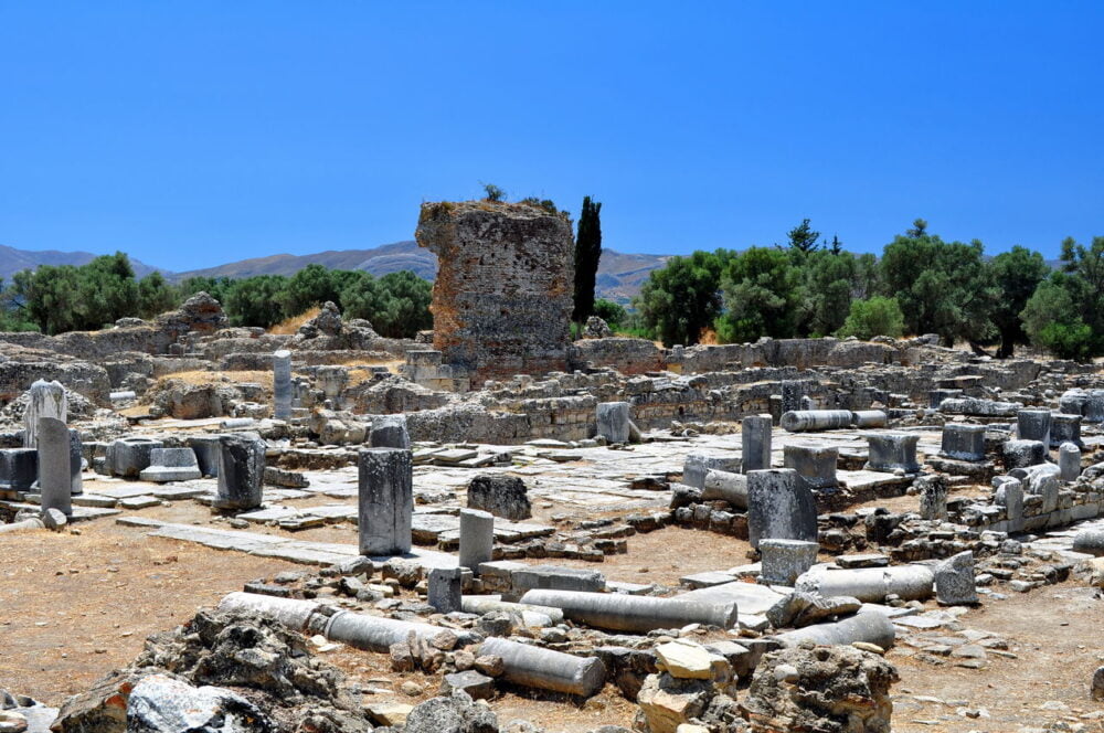 praetorium at gortys or gortyn in crete