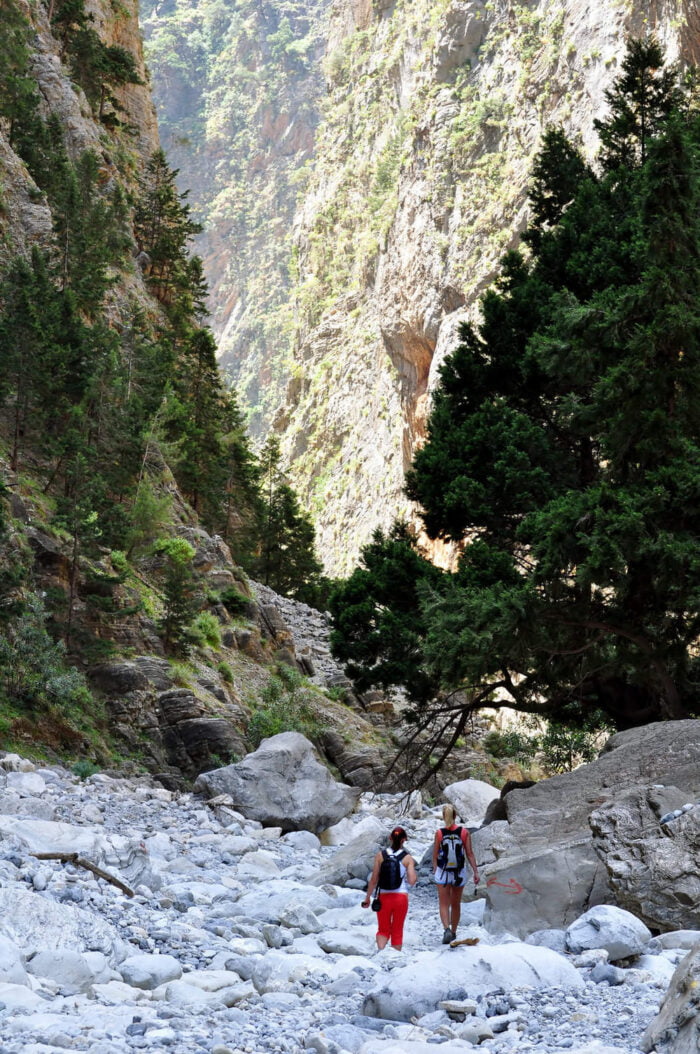 samaria gorge in crete