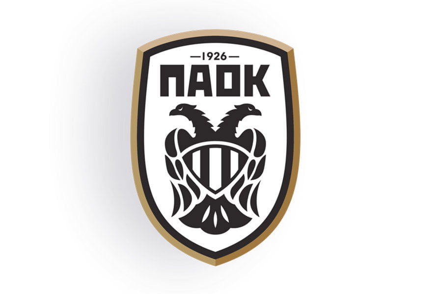 logo of paok football team