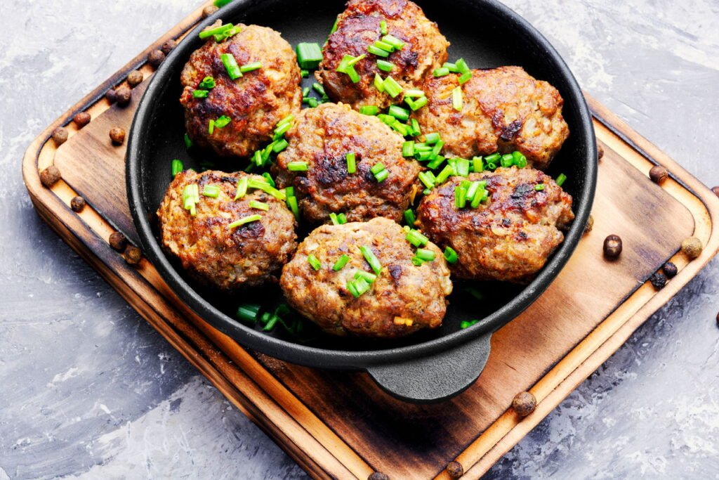 keftedes, greek meatballs