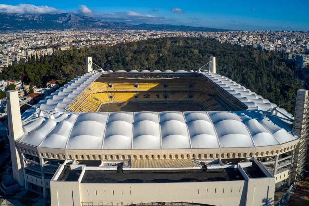 the stadium of aek football club