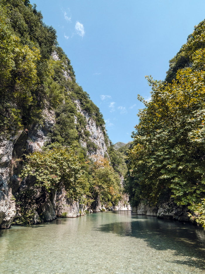 acherontas gorge in greece