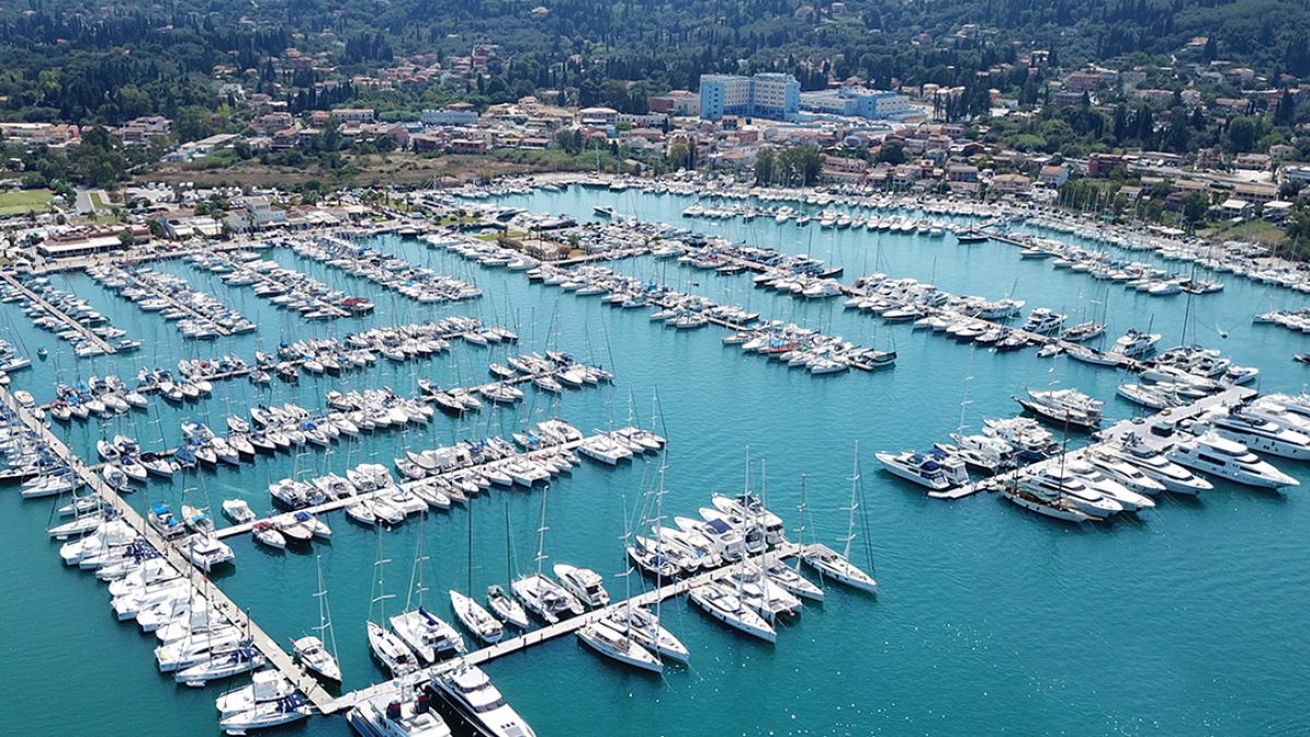 gouvia marina, marinas in greece