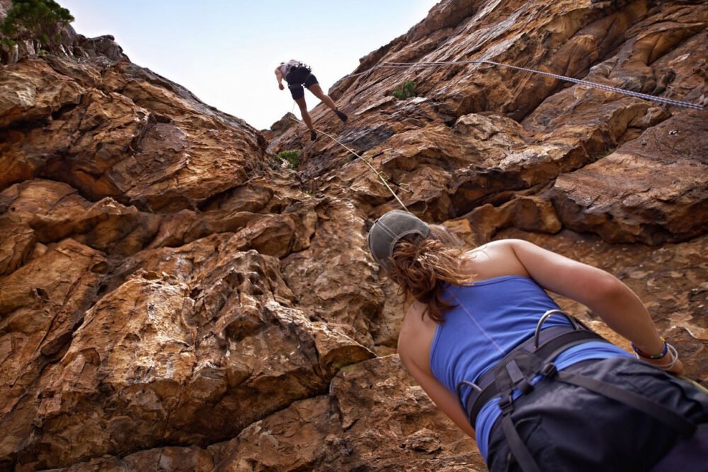 rock climbing in crete