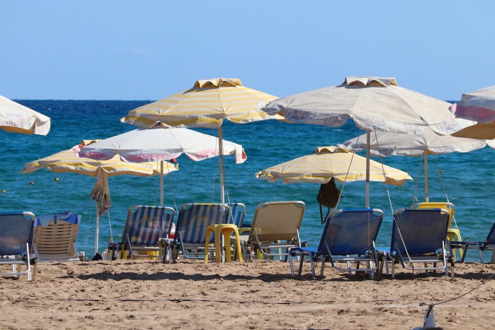 beach in rhodes