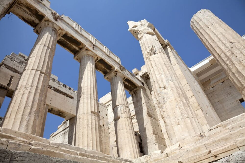 the Propylaea of Acropolis