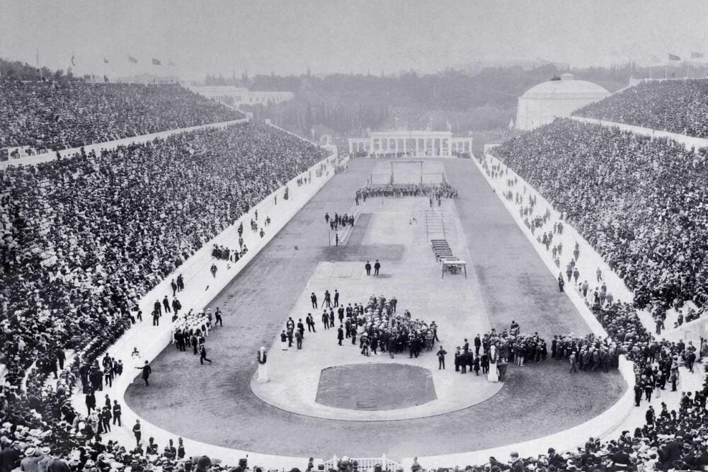 The first modern Olympic Games in Athens, 1896