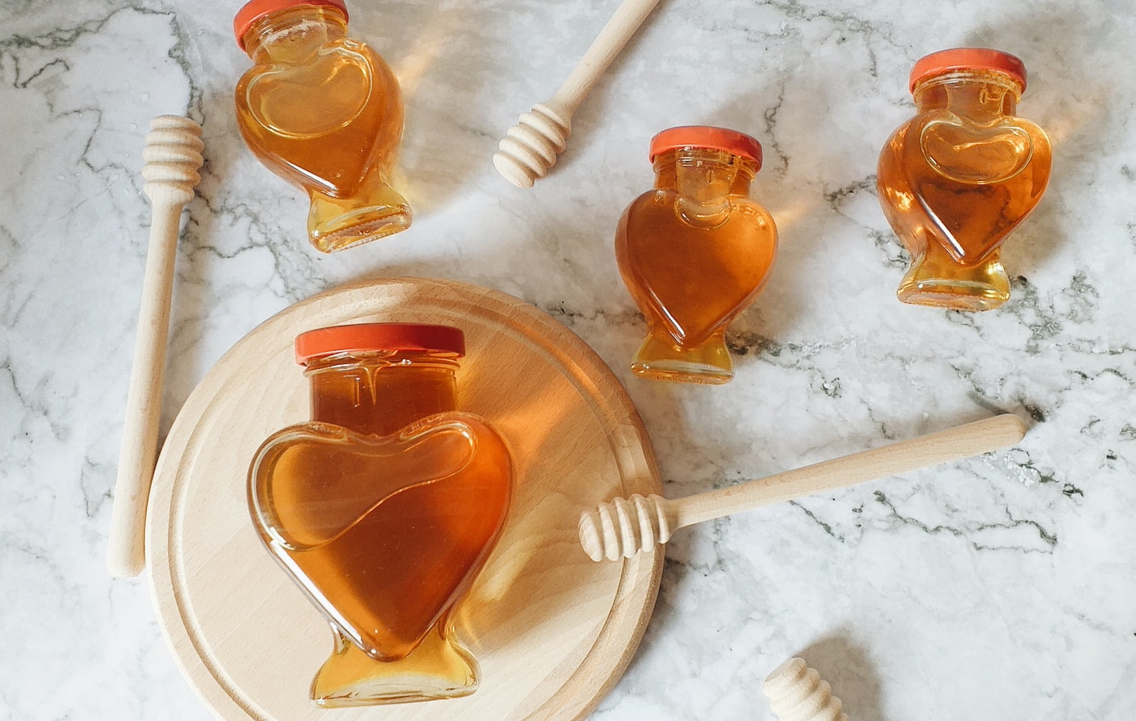 greek honey in jars